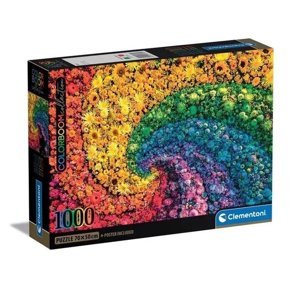 Clementoni Puzzle HQC Whirl Colorboom Collection 1000 pieces Lattia