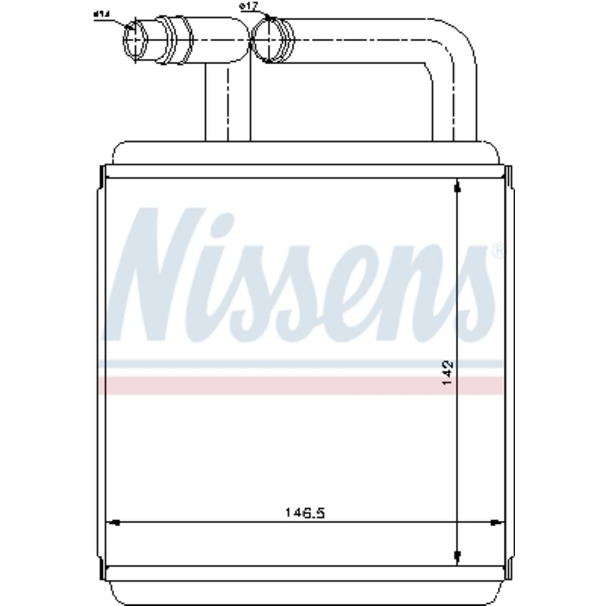 Lämmityslaitteen kenno NISSENS 77618