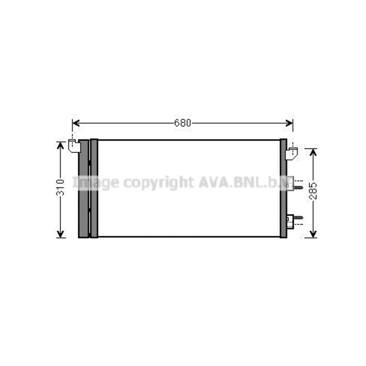 Lauhdutin, ilmastointilaite AVA COOLING SYSTEMS FTA5293D