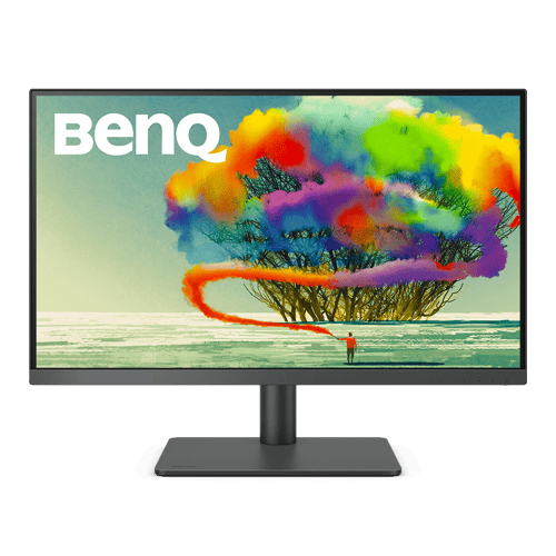 27" BenQ DesignVue PD2705U 4K UHD USB 65W Hub -kaiuttimilla