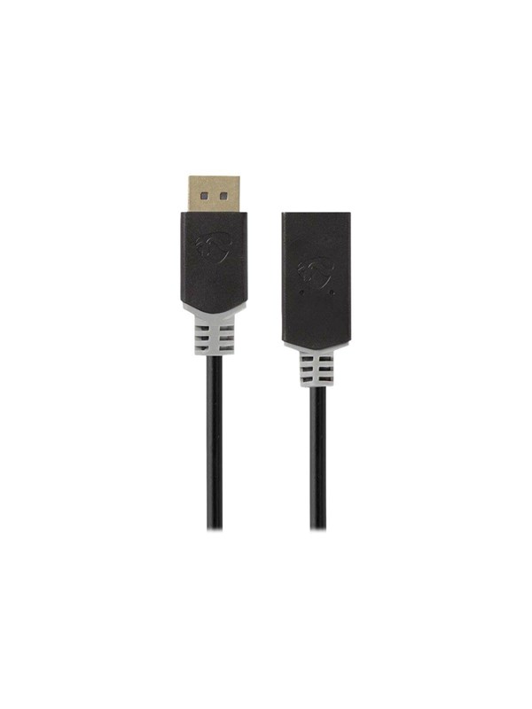 Nedis DisplayPort kaapeli | DisplayPort uros | HDMITM Ulostulo | 4K@30Hz | Kullattu | 0.20 m | Pyöreä | PVC | Antrasiitti | Laatikko