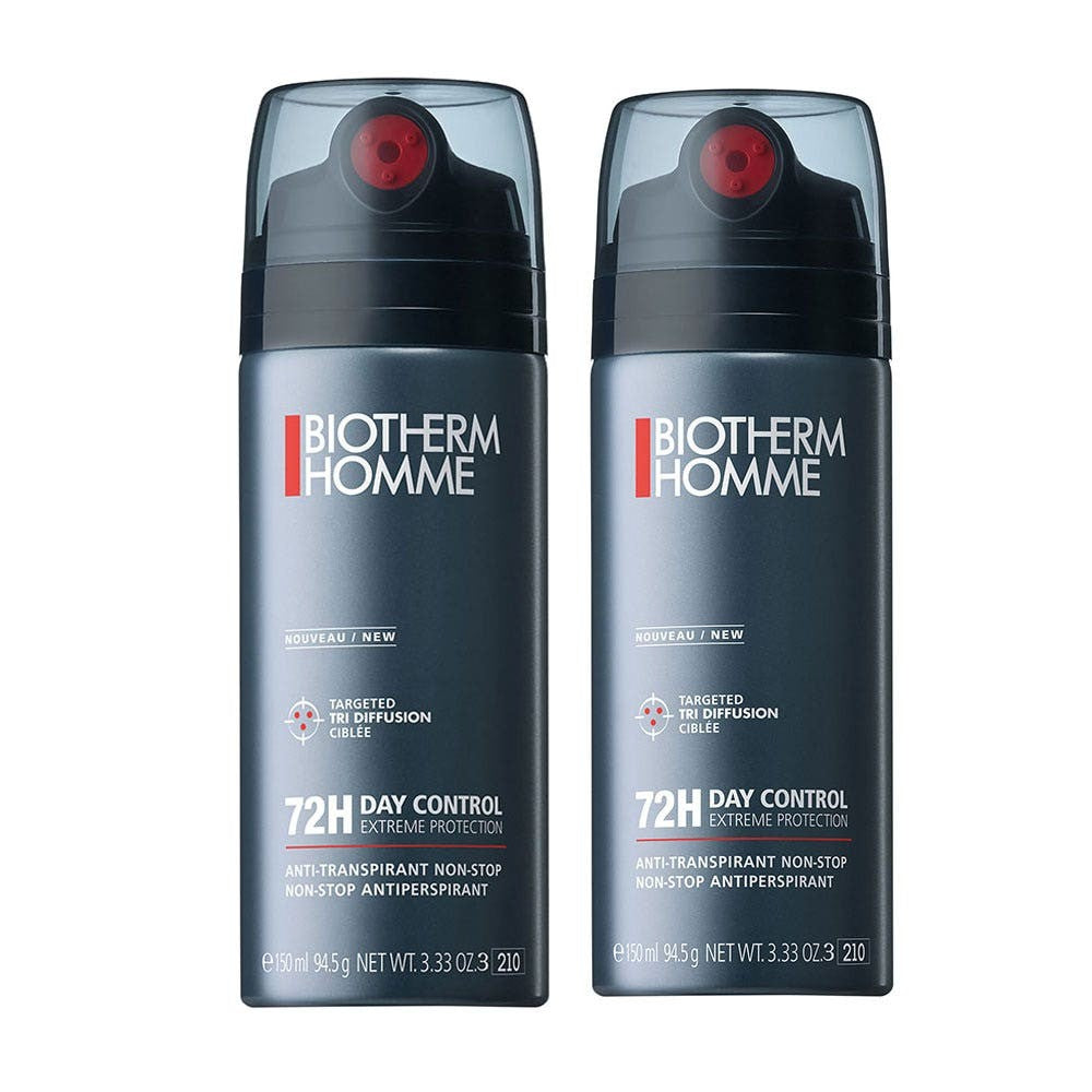 Biotherm Päivä Control Deodorantti 72h Extreme suoja miehille 2x150ml