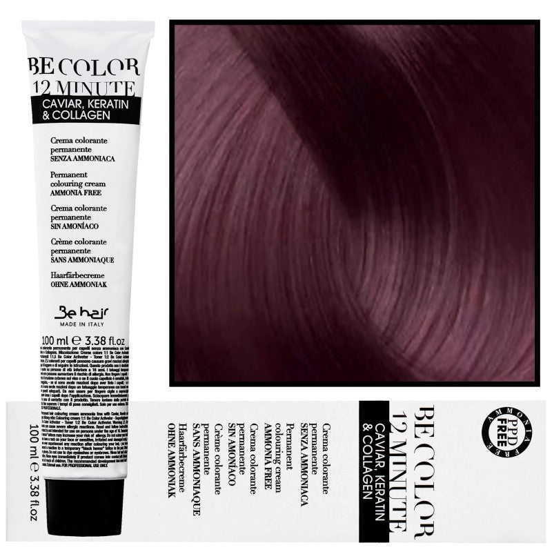 Be Hair Be Color Hiusten Väri 12 minuuttia 100ml 5,5 | Vaalea Kastanja Mahonki