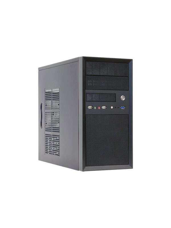 Chieftec CT-01B-350GPB-minitornikotelo, musta