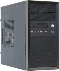 Chieftec CT-01B-350GPB-minitornikotelo, musta