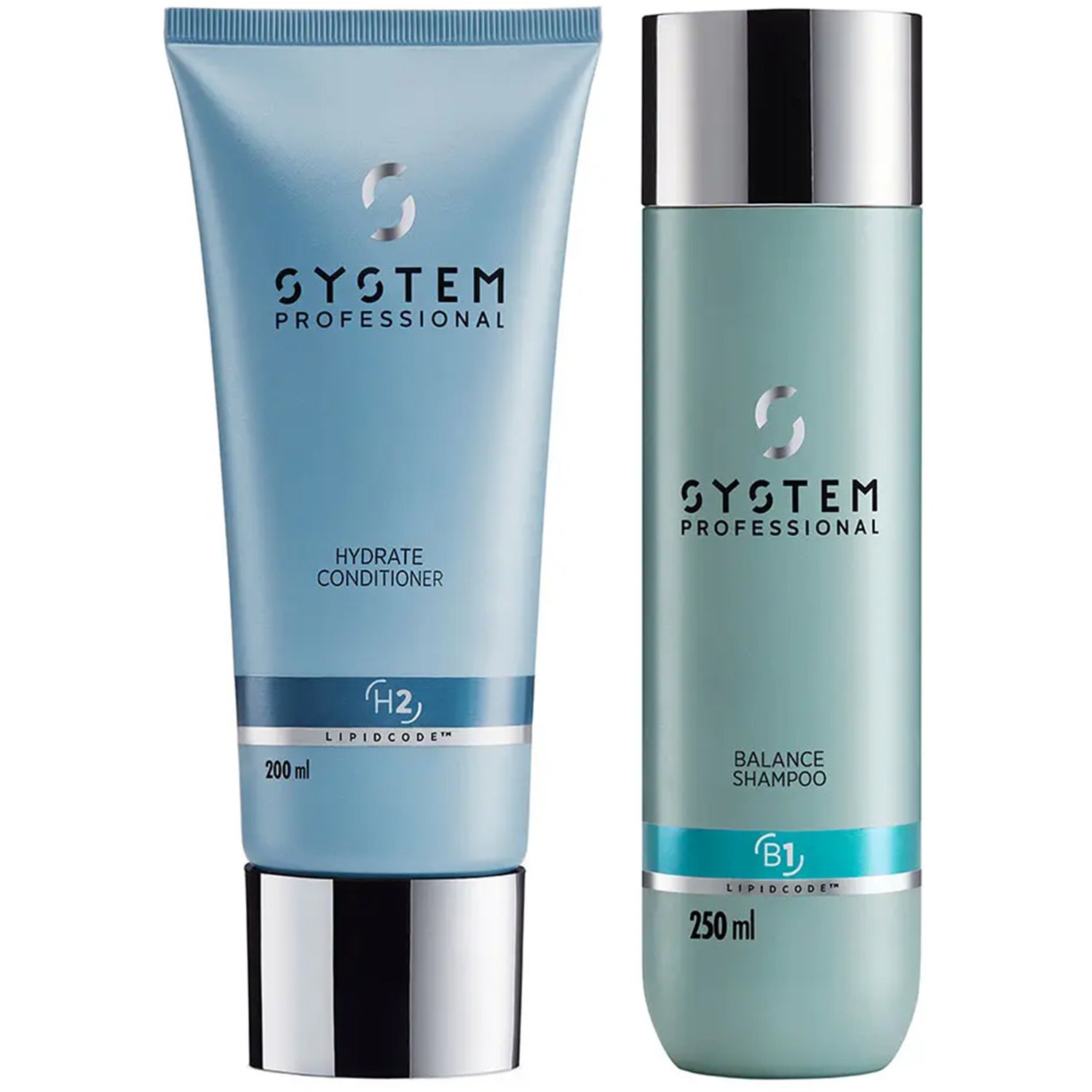 System Professional Hydration & Balance Hair Essentials Shampoo 250 ml & Conditioner 200 ml - 450 ml
