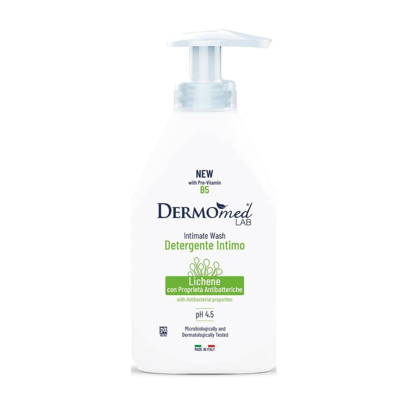 Dermomed Intiimipesuaine Ph 4.5 Antibakteerinen Jäkälä Annostelija 250 ml