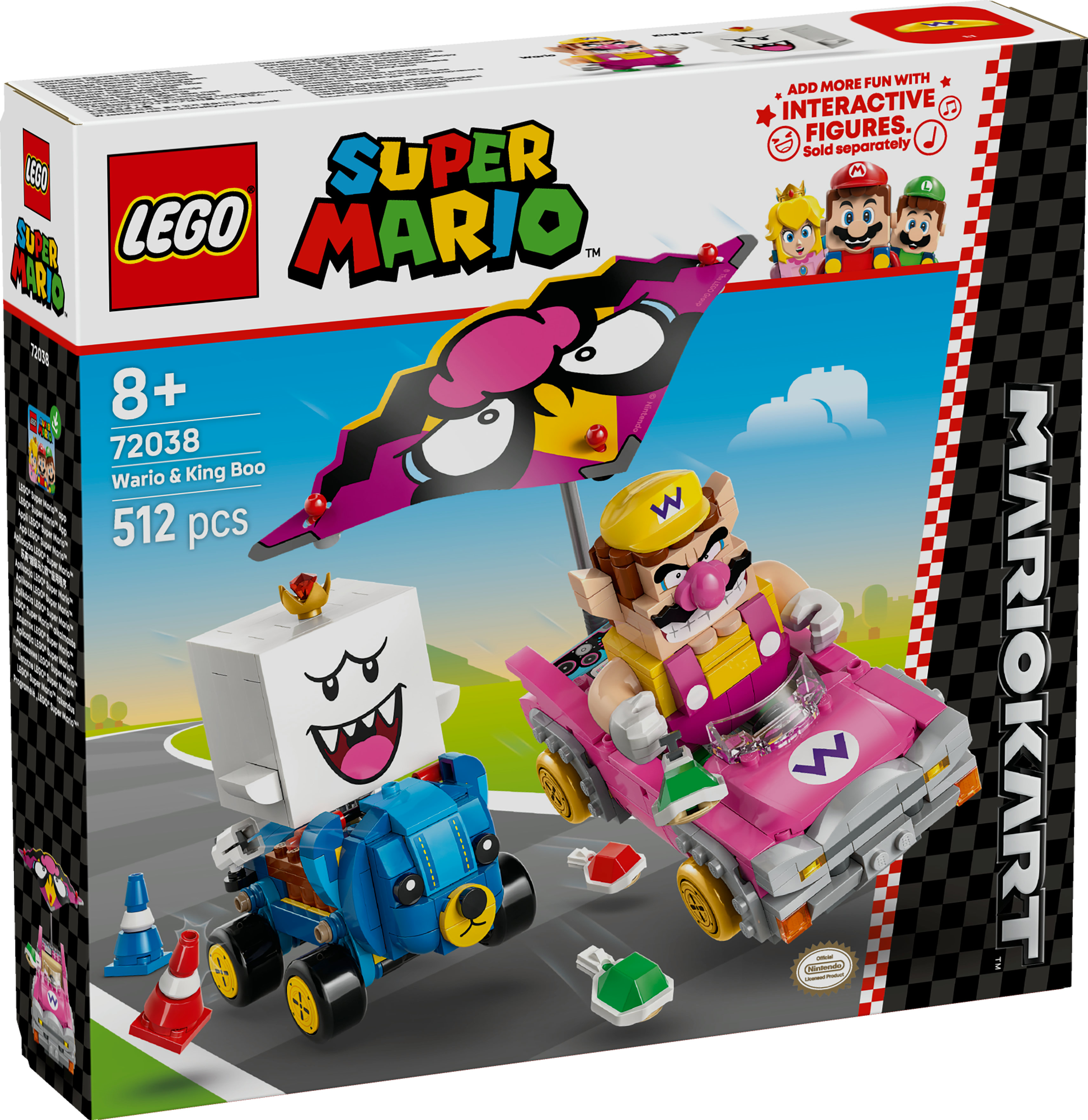 LEGO Super Mario - Mario KartTM - Wario & King Boo (72038)