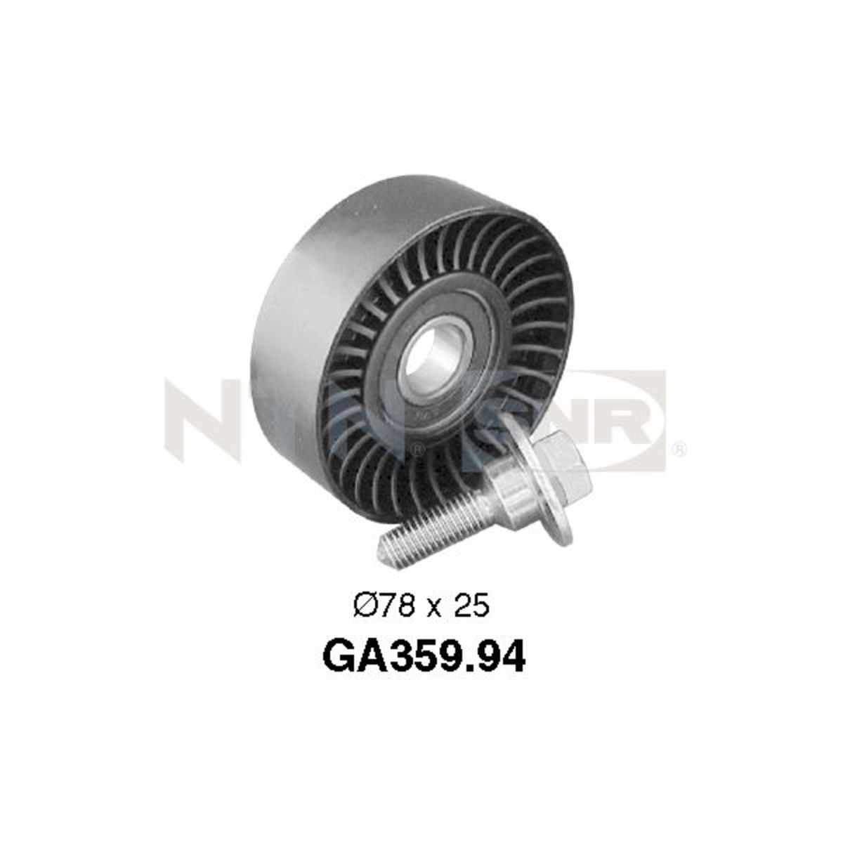 Ohjainrulla, moniurahihna SNR GA359.94