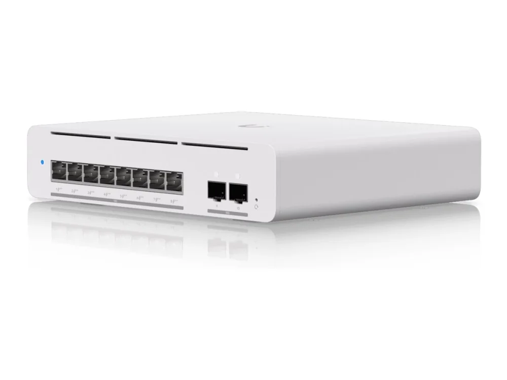 Ubiquiti UniFi Pro XG 8 PoE, Hallittu, L2/L3, 10G Ethernet (100/1000/10000), Power over Ethernet -tuki, Seinäkiinnitteinen