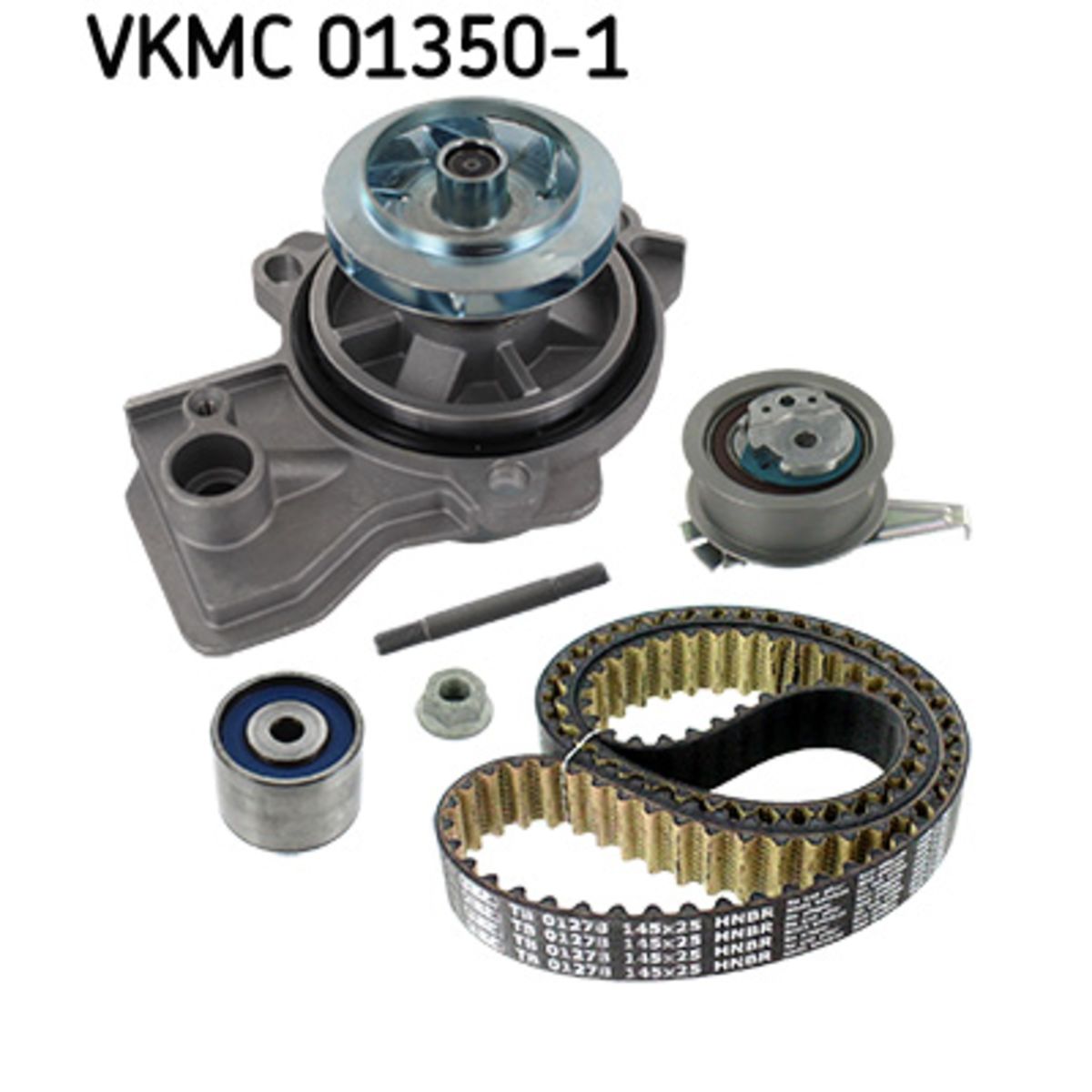 Vesipumppu + jakohihnasarja SKF VKMC 01350-1