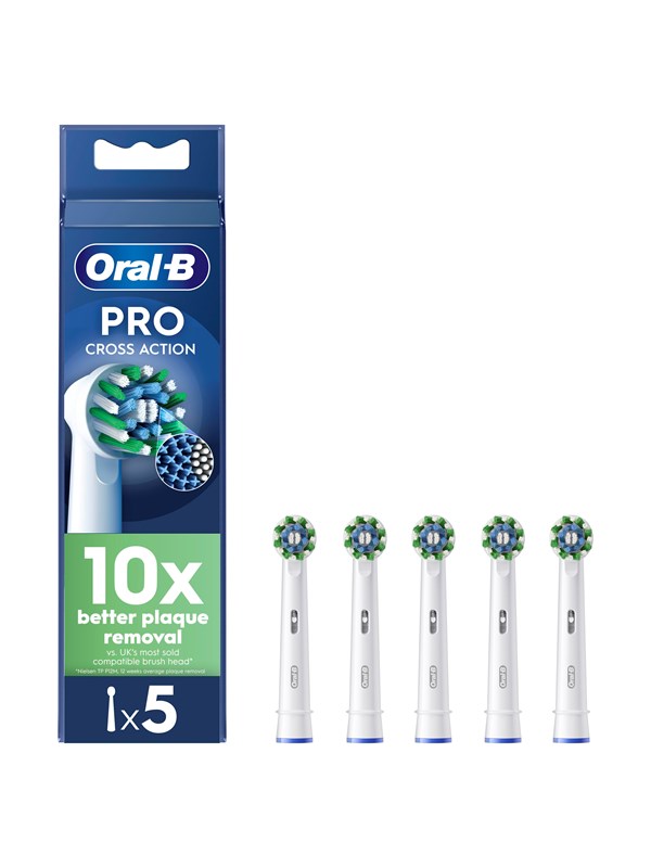 Oral-B Hammasharjan vaihtopäät Cross Action 5 pcs