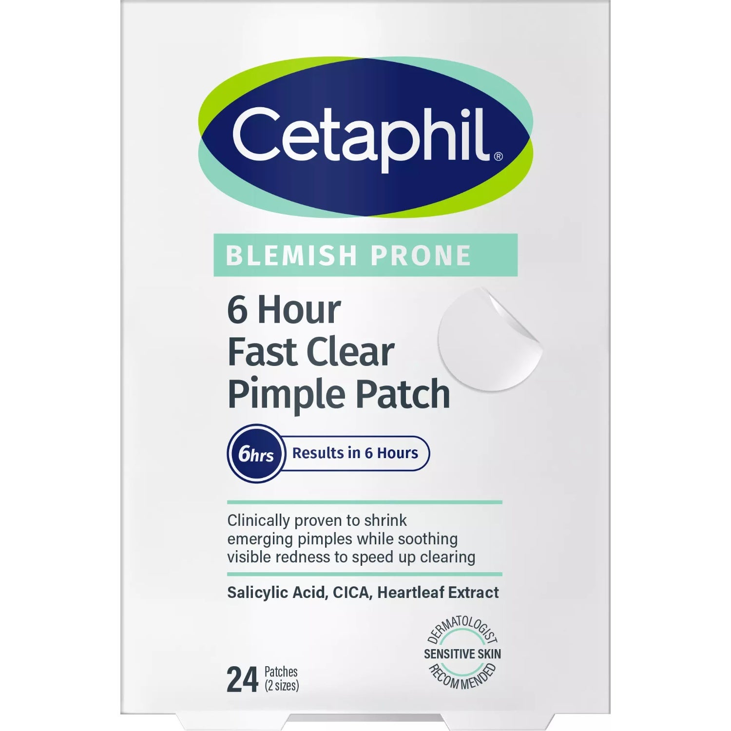 Cetaphil 6h Fast Clear Pimple Patch 24 pcs