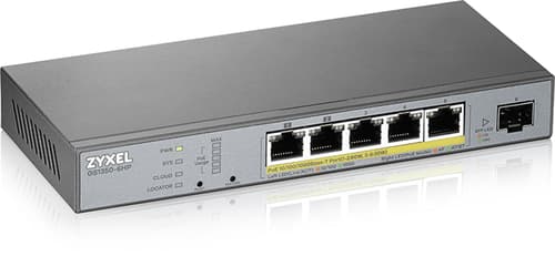 Zyxel Nebula Gs1350-6hp Smart Surveillance Poe Switch 60w