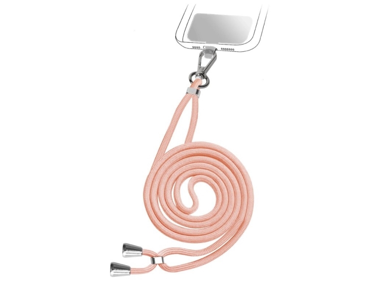 SBS yleiskäyttöinen kaulahihna älypuhelimelle, pinkki