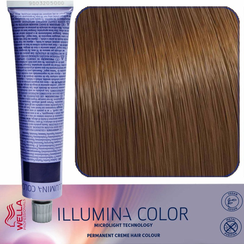 Hiusvärjäys WELLA ILLUMINA COLOR, 60 ml 7/75 - Mahogany Blonde Medium Brown