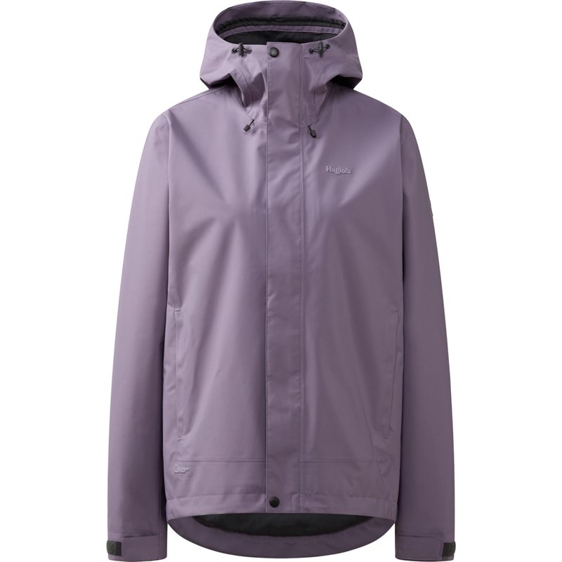Haglöfs Breeze Proof Jacket Women Purple Fog - XXL