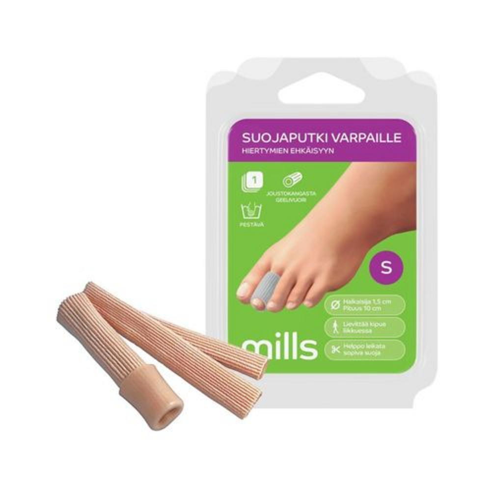 Mills suojaputki varpaille, s 10 cm 1 kpl
