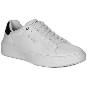 SKECHERS Matalavartiset tennarit 'COURT BREAK' musta / valkoinen