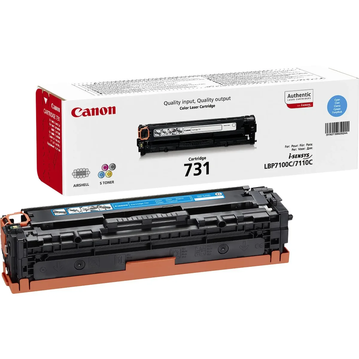 Canon Värikasetti Syaani 731 1,5k - Lpb-7100cn