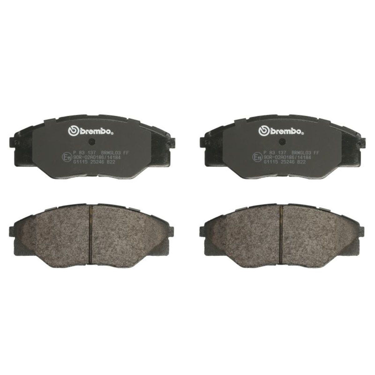 Jarrupalat, levyjarru BREMBO P 83 137