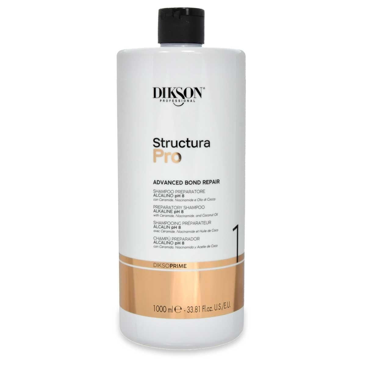 Dikson Structura Pro Valmisteleva Shampoo 1000 ml Emäksinen pH 8