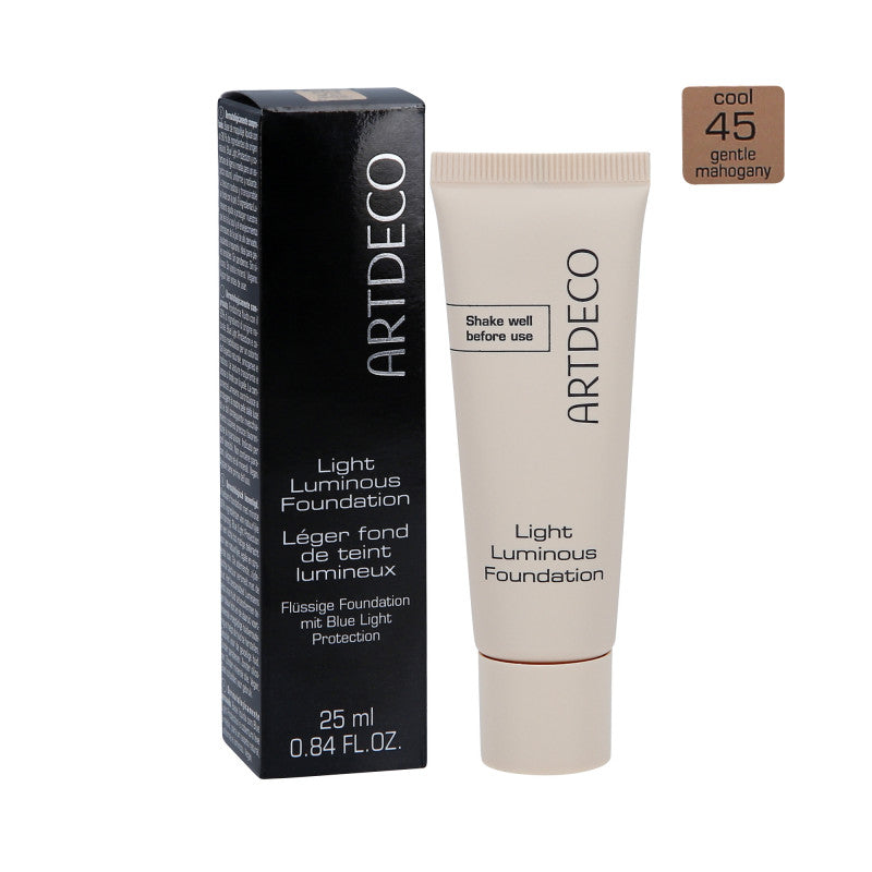 Artdeco ( Light Luminious Foundation ) 25 ml - Sävy: 45 Mahogany Gentle