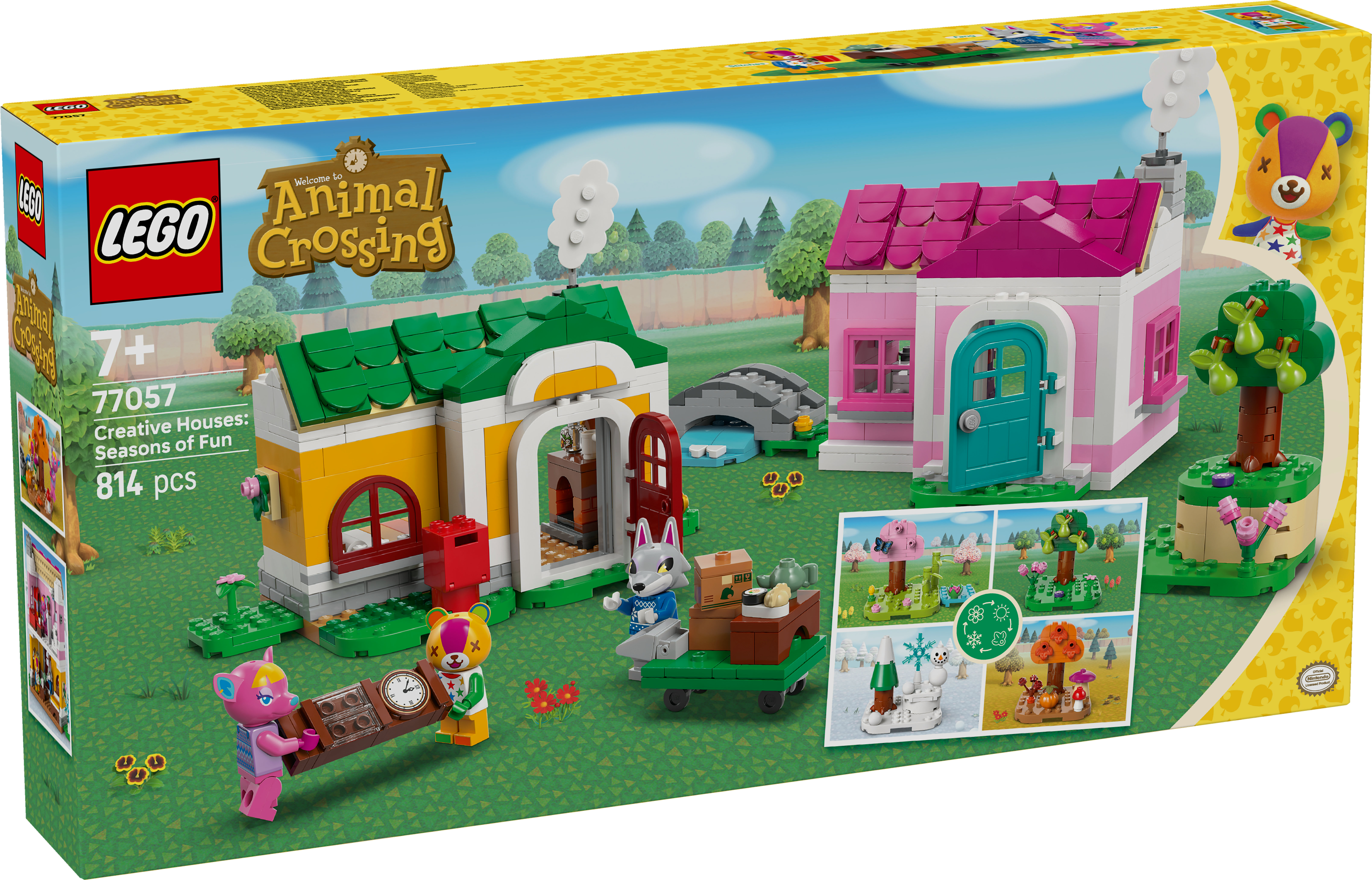 LEGO Animal Crossing 77057 Luovat talot: Hauskat vuodenajat