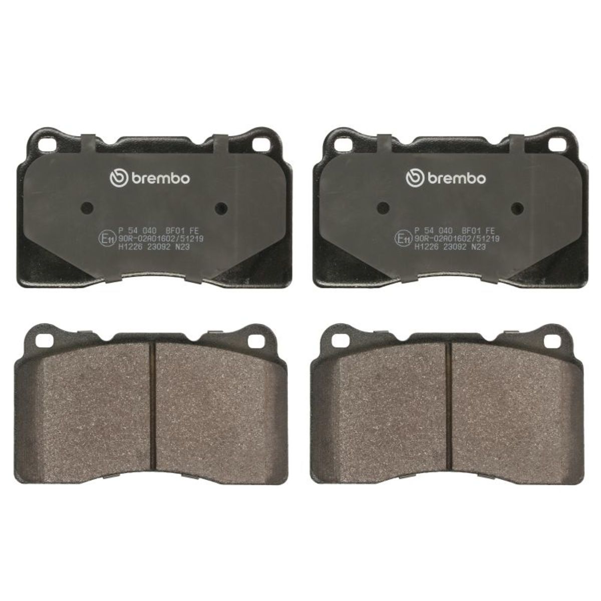 Jarrupalat, levyjarru BREMBO P 54 040