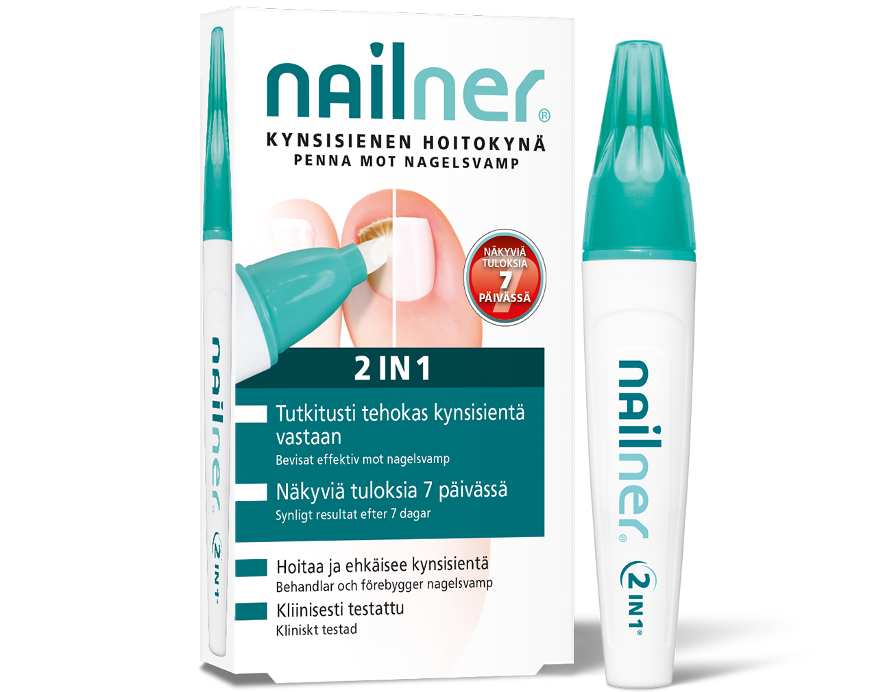 Nailner kynsisienen hoitokynä 2in1 4 ml