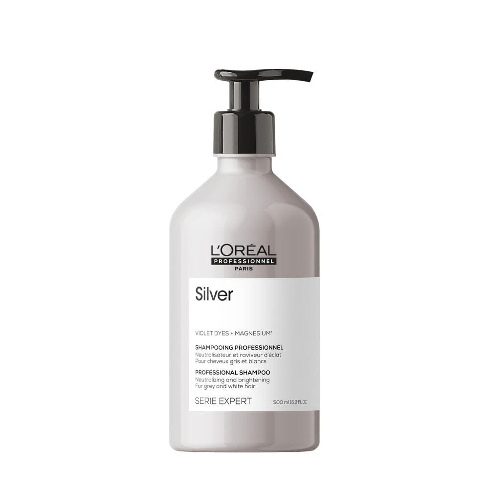 L ́oréal professionnel Expert Silver -shampoo (vaurioituneille ja värjätyille hiuksille) - 500 ml