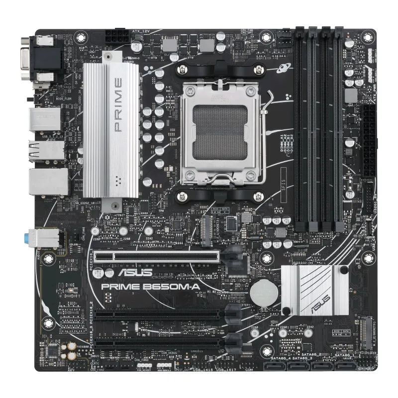 ASUS Prime B650M-A - Emolevy - micro-ATX - LGA1700-asennuspaikka - sisäinen grafiikka (CPU tarvitaan) - HD Audio (8-kanavainen)