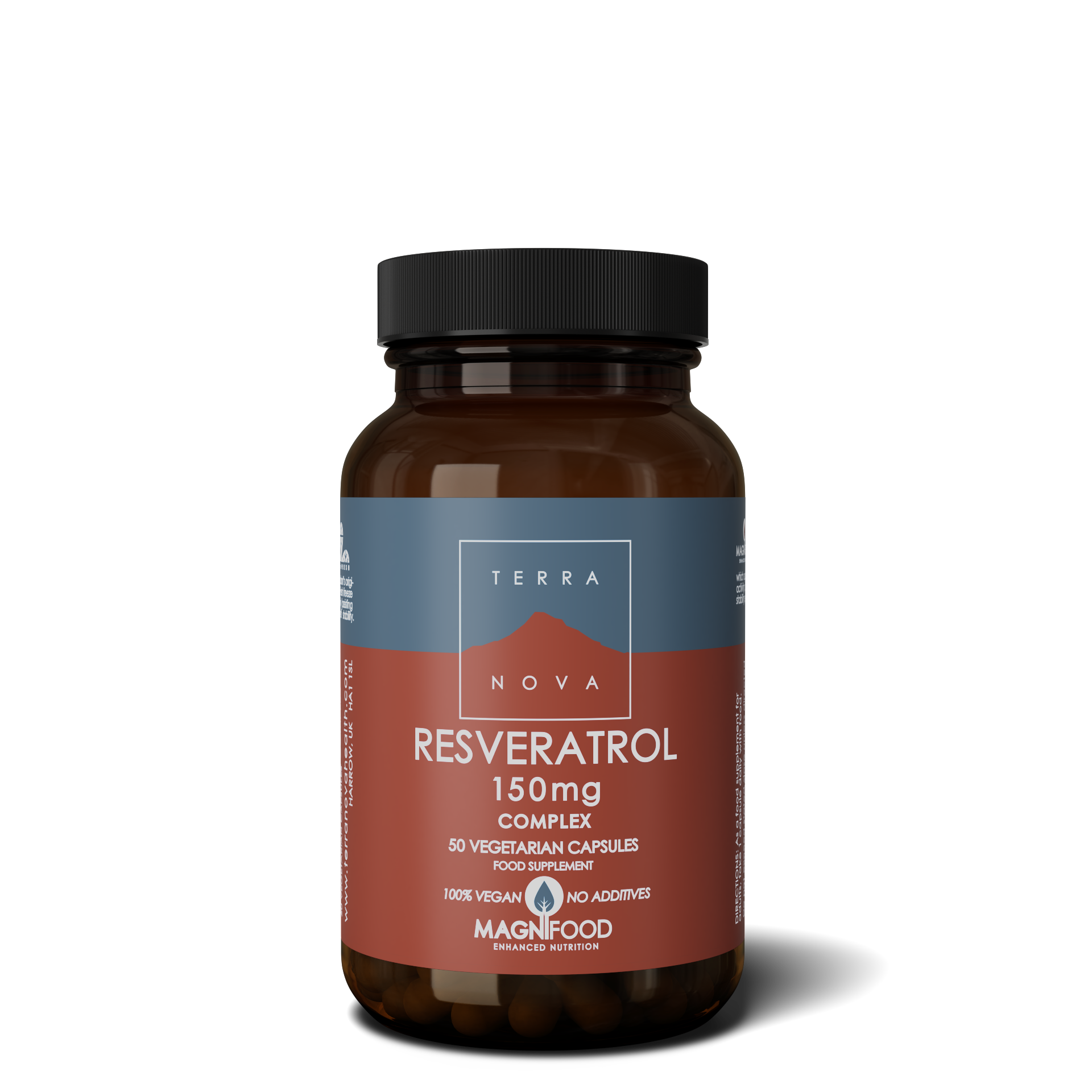 Terranova Resveratrol 150 mg Complex, 50 kaps.