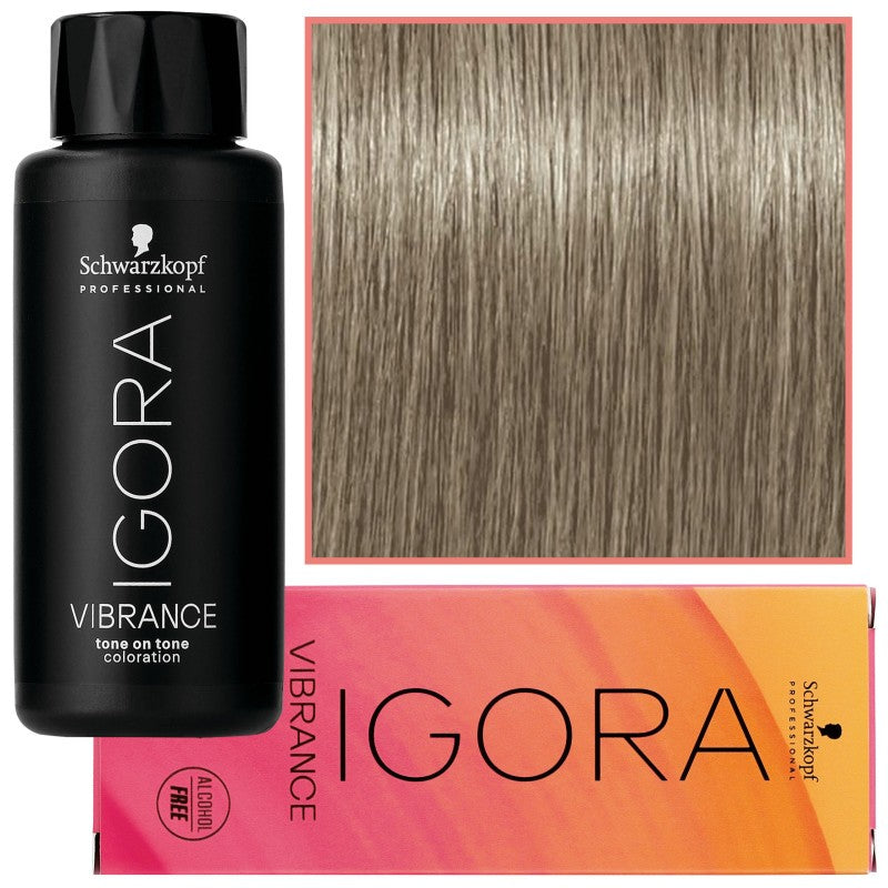 Schwarzkopf Professional Igora Vibrance – Ammoniakiton puolipysyvä hiusväri 60ml 9.5-24 | Beige Tuhka