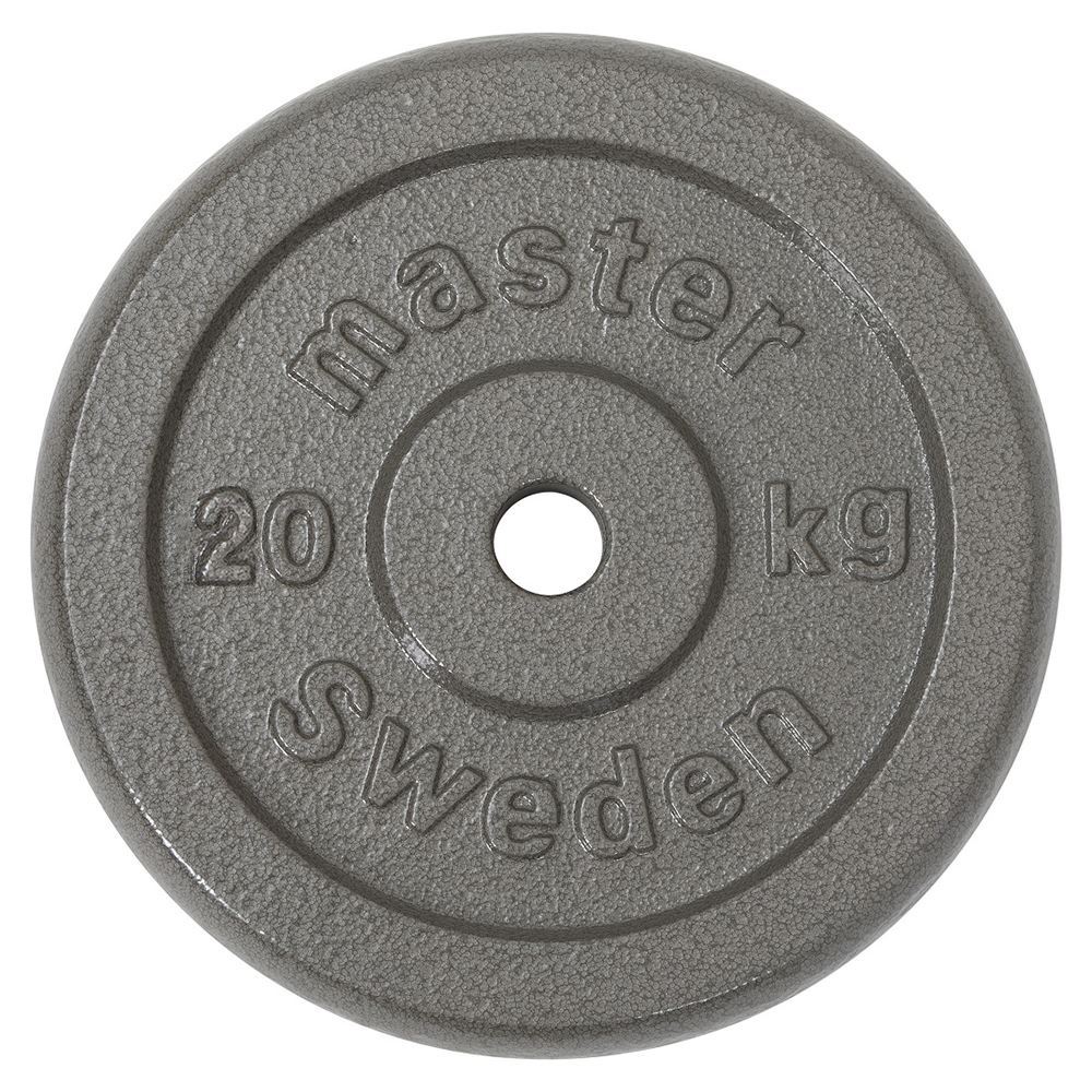 Master Fitness Skolvikt 25 mm, Viktskivor järn - 20 kg