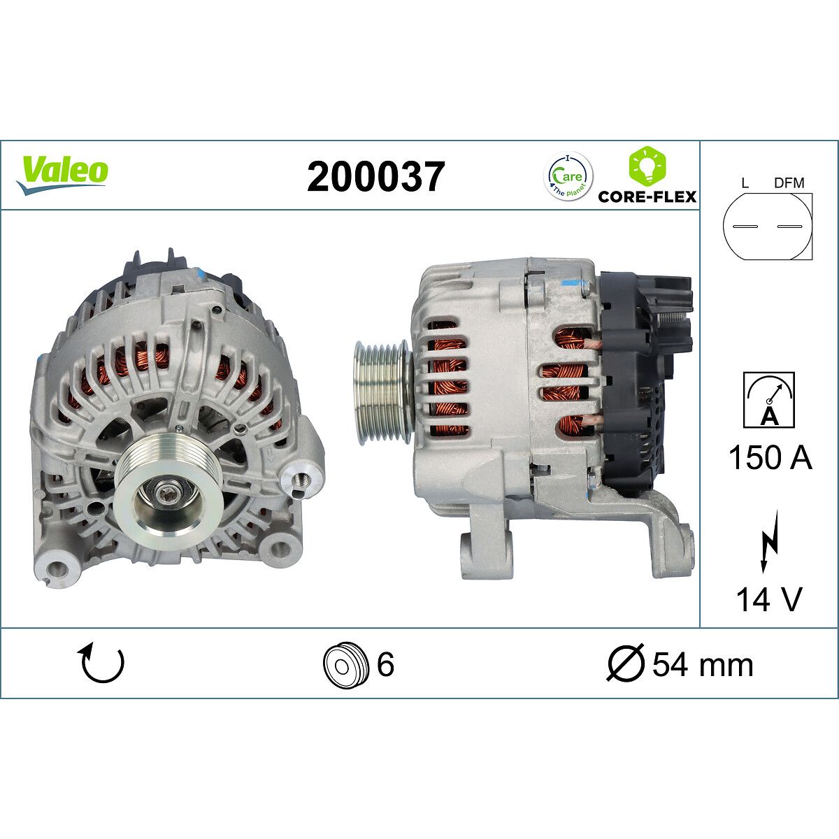 Laturi VALEO 200037