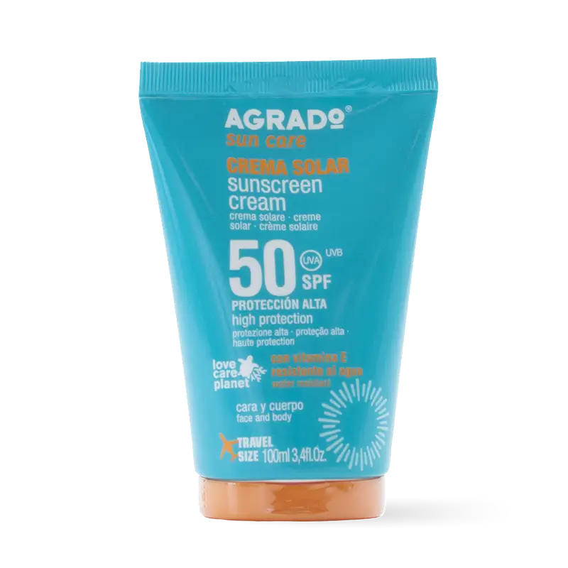 Agrado Aurinkovoide SPF50 Tuubi 100 ml