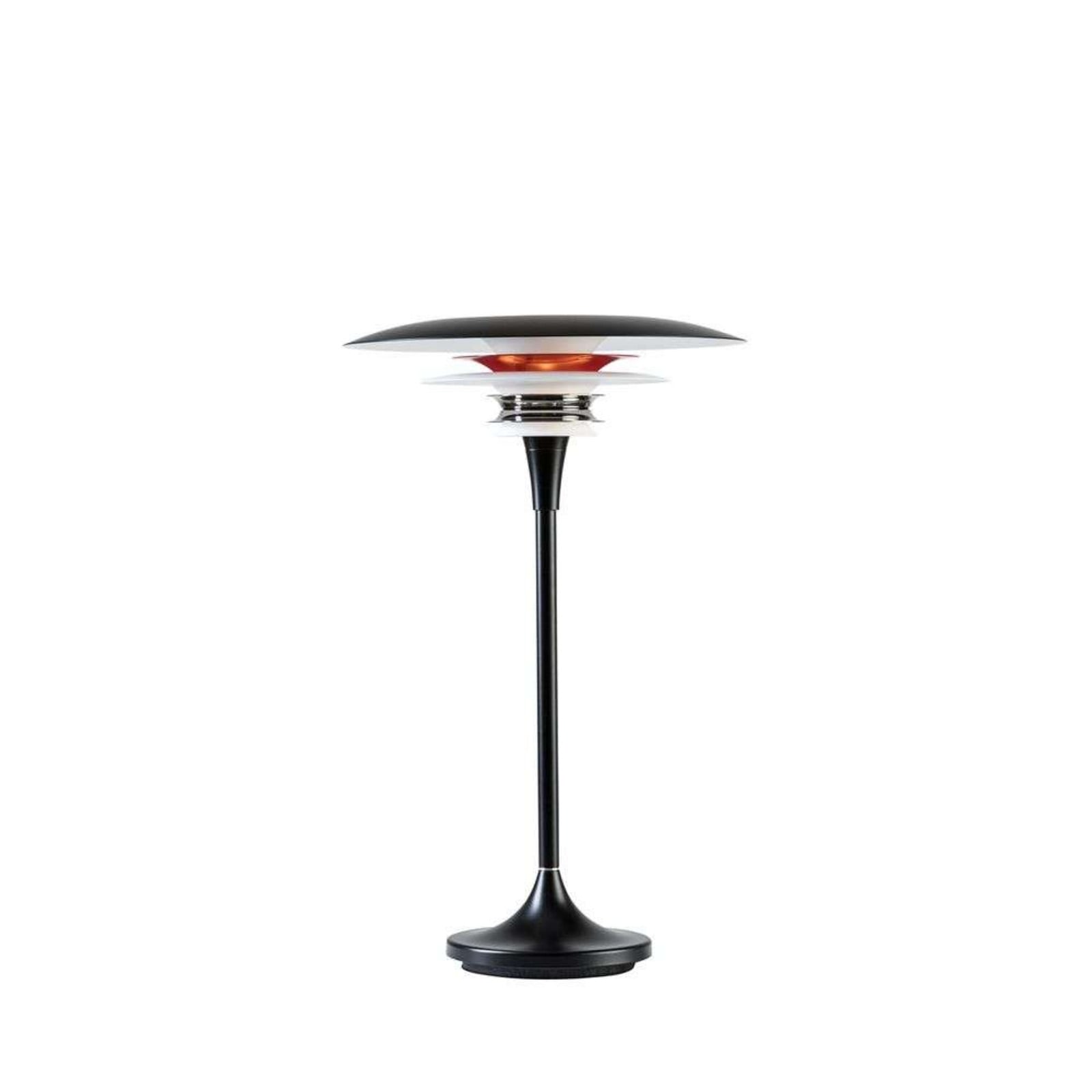 Diablo Pöytävalaisin Ø30 Matt Matt Black/Glossy Red- Belid - Olohuone - Metalli