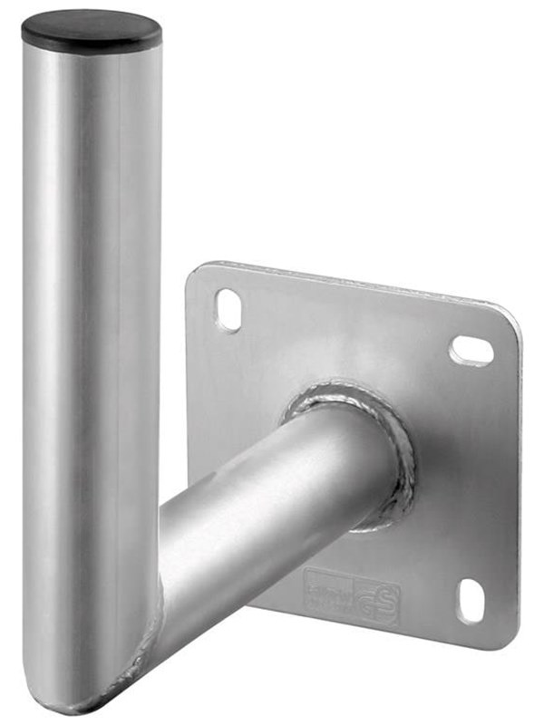 Goobay Vägghållare i aluminium för parabolantenn, avstånd till väggen 250 mm högkvalitativt väggfäste för parabolantenner av rostfri och väderbeständig aluminium