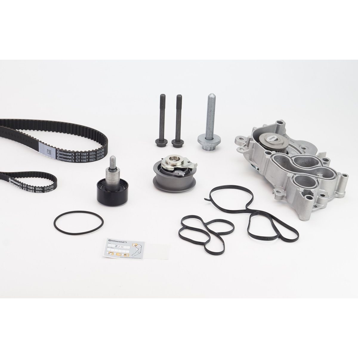 Vesipumppu + jakohihnasarja CONTITECH CT1167WP3PRO