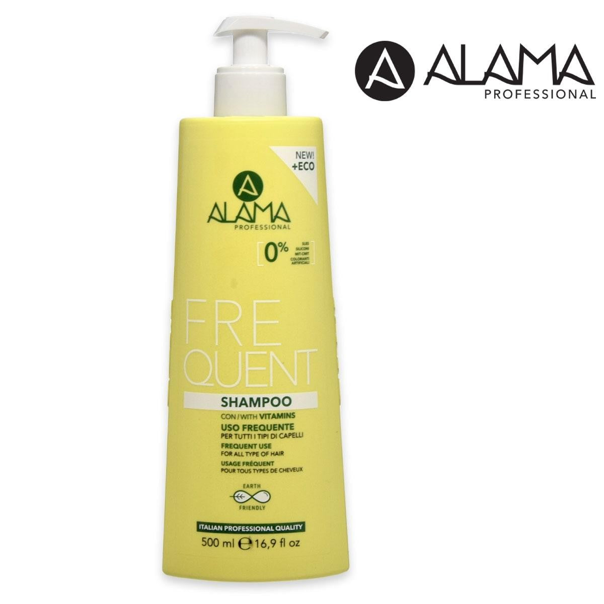 Alama Ammattimainen shampoo usein pestäville hiuksille, 500 ml