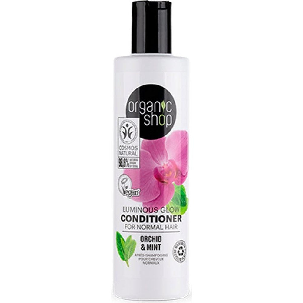 Organic Shop Natura Siberica Orkidea- ja minttuhoitoaine normaaleille hiuksille 280 ml