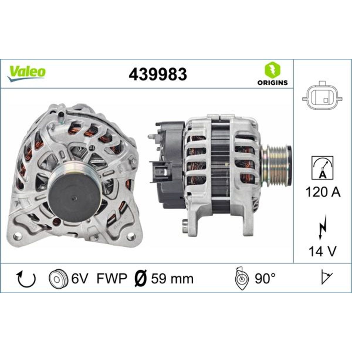 Laturi VALEO 439983
