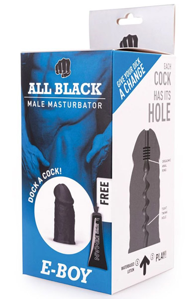 All Black Masturbator E-Boy Masturbaattori