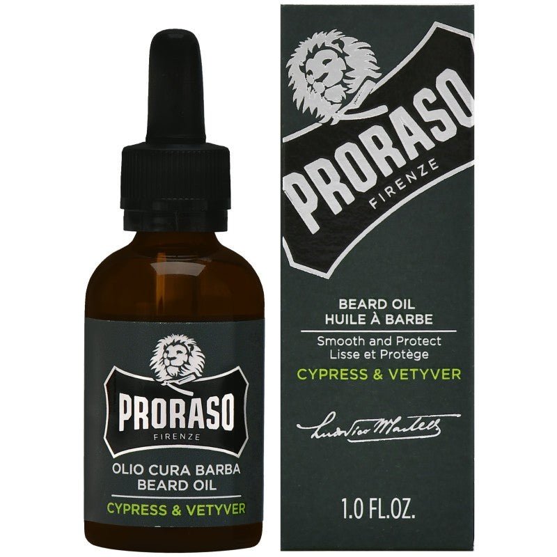 Parranöljy Proraso Cypress & Vetyver 30ml