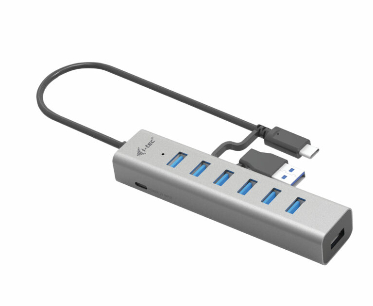 I-tec C31hubmetal703 Keskitin Usb 3.2 Gen 1 (3.1 Gen 1) Type-c 5000 Mbit/s Harmaa