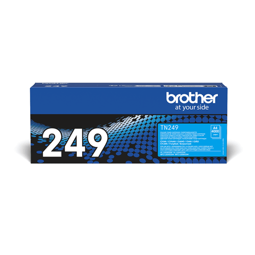 Brother TN-249C Super High Yield -laservärikasetti, syaani