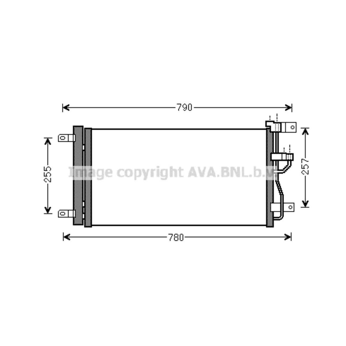 Lauhdutin, ilmastointilaite AVA COOLING SYSTEMS OLA5612D