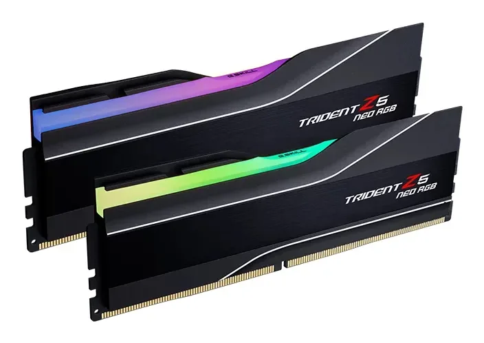 G.Skill Trident Z5 Neo RGB DDR5-6000 - 48GB - CL40 - Dual Channel (2 pcs) - AMD EXPO & Intel XMP - Musta RGB