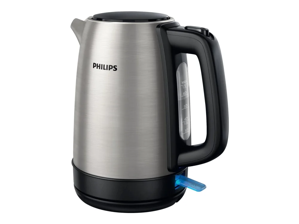 Philips Daily Collection -vedenkeitin, 1,7 l, 2200 W, ruostumaton teräs
